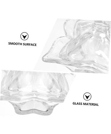 POPETPOP 1pc Nail Art Crystal Cup Clear Glass Danpen Dish To Go Plates with Lids Dappen Dish Cup Acrylic Nail Brush Nail Tools Nail Liquid Clear Cups Glass Cups Manicure Tool Care Art Plate 9x9cm Assorted Color - Buy Online on GoSupps.com