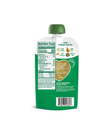 Happy Tot Organics Stage 4 Zucchini Pear Chickpea Kale Pouch 4.2oz (Pack of 16) - Buy Online on GoSupps.com