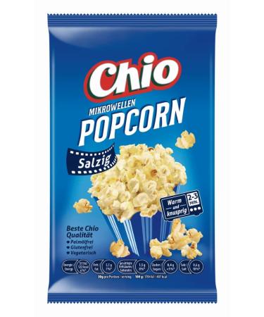 Popcorn Salzig - Popcorn Micro-ondes Savoureux et Sal - Id al pour les Soir es Cin ma et les Moments de D tente en Famille ou entre Amis pr te en un instant - Compatible avec Chio 100g
