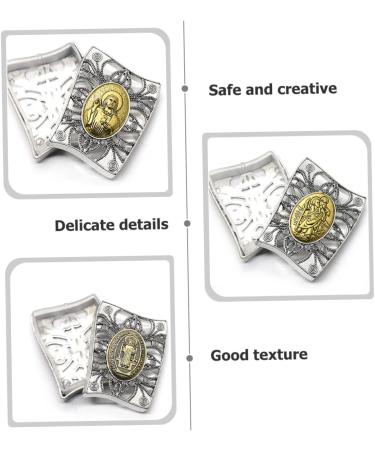 Zerodeko 20 Pcs Box Rosary Box Cage Charms Christian Charms Bracelets Bracelet Jewelry Container Prayer Beads Case Essential Oil Necklace Lugs for Women Travel Gift Box Earrings Zinc Alloy 6.4x5cmx5pcs Goldenx5pcs - Buy Online on GoSupps.com
