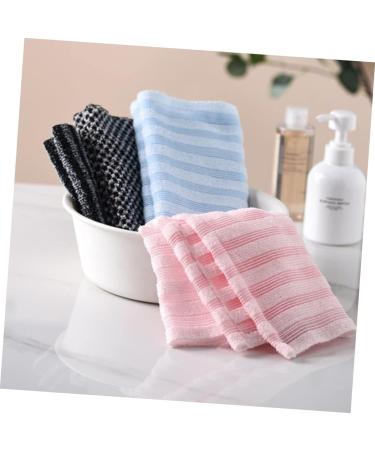 POPETPOP 6 Pcs Bath Towel Set - Double Sided Shower Scrubber Bath Sponges & Loofah Mitt for Ultimate Body Cleaning - Ideal for Smooth Skin & Relaxing Baths - Buy Online on GoSupps.com