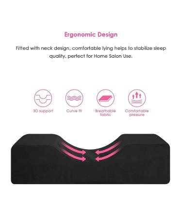 Fealay U-Shape Pillow - Memory Foam Neck Support for Eyelash Extensions, Salon, and Home Beauty - Buy Online on GoSupps.com