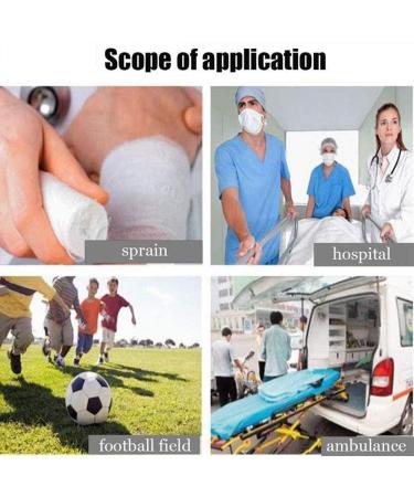 Cushion Soft Folding First Aid Stretcher with 8 Handles Portable Thickened Canvas Emergency Stretcher Patient Home Stretch - Buy Online on GoSupps.com