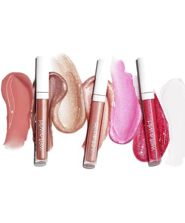 Wet n Wild Mega Slicks Lip Gloss - Extra Shiny Vegan Lipstick with Hyaluronic Acid & Crushed Grapes | Soft Healthy Lips - Buy Online on GoSupps.com
