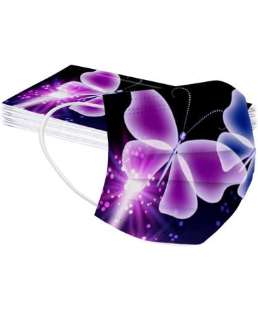 50PCS Kids Mask Disposable Cute Cartoon Printing 3Ply Protective Breathable Comfortable Anti Dust Face Bandanas Girls (B-025) - Buy Online on GoSupps.com