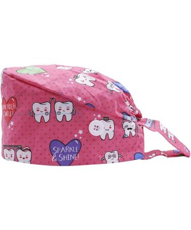 CHUANGLI 3Pcs Gourd-Shaped Working Caps with Upgrade Sweatband - Adjustable Hats for Women/Men - Medium-Large - B08 Tooth Design (Black/Grey/Pink) - Buy Online on GoSupps.com
