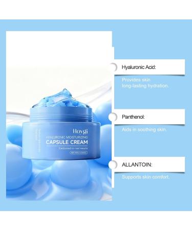 Cr me Capsule Hydratante Formule L g re Non Grasse For Une Peau Lisse Et clatante Maintien De L'humidit Longue Dur e Soutien La Barri re Cutan e Capsules Faciles Utiliser - Buy Online on GoSupps.com