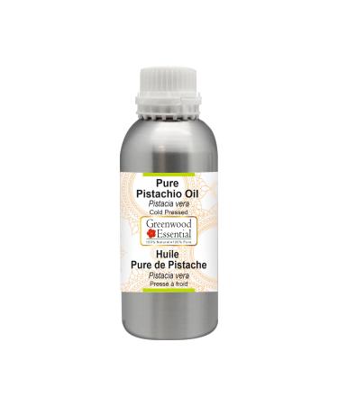 Greenwood Essential Pure Pistachio Oil (Pistacia vera) Pure Therapeutic Grade Cold Pressed 300ml (10 oz)