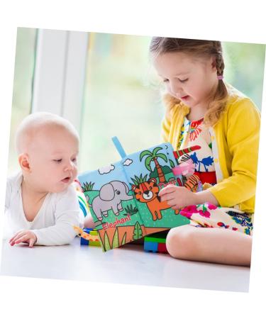 Vicasky Baby Bath Books - Tearproof Fabric Book for Early Education | Soft Educational Toddler Bathing Books - Buy Online on GoSupps.com