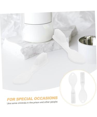 Angoily 10 Pack Wear-Resistant Prison Toothbrush - Soft Nylon Short Handle for Travel & Implants - Buy Online on GoSupps.com