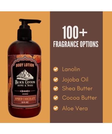Black Canyon Amber Chocolate Scented Body Lotion with Lanolin and Jojoba Oil 12 Oz - Buy Online on GoSupps.com