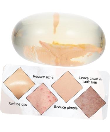 minkissy 1pc Jelly Essential Oil Soap Natural Soaps Soap Bars Face Cleansing Soap Shower Natural Soap Fighting Soap Acid Scrub Soap Man Glycerin Anti- Laundry Soap - Buy Online on GoSupps.com