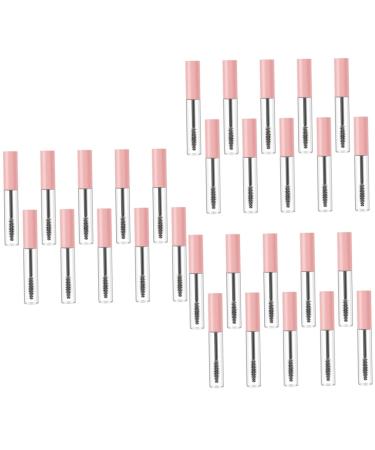 Beatifufu 30 Pcs Mascara Empty Tube Clear Eyelash Mascara Empty Mascara Tube and Wand DIY Makeup Plastic