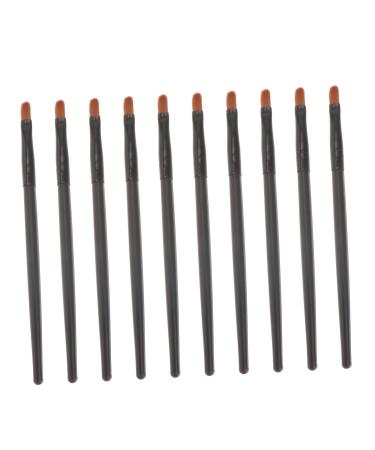 SKISUNO 10pcs Nose Shadow Brush Beauty Nose Brush Eye Beauty Brush Beauty Makeup Tool Artificial Fiber Black