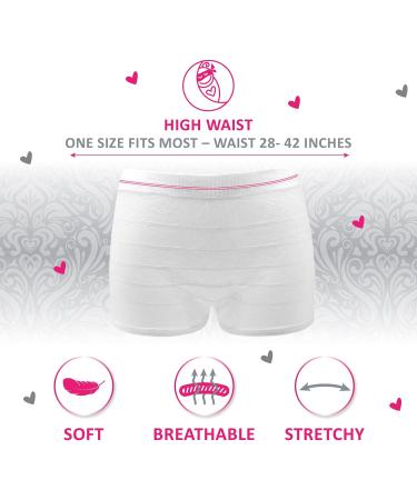 Ninja Mama Disposable Postpartum Underwear (5 Count) | Washable Mesh Panties for Women | Labour & Delivery Maternity Surgical C Section Hospital Bag - Buy Online on GoSupps.com