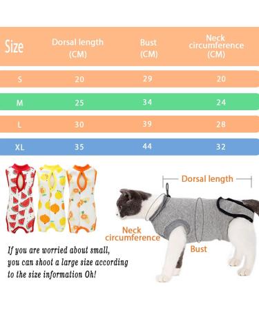 Agoumlux Katzenbody f r nach der Kastration - Rote Katze Recovery Kleidung mit Operationsschutz Baumwolle XL - Buy Online on GoSupps.com