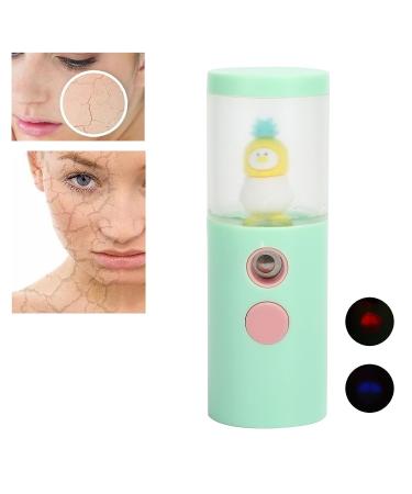 Green and Pink Nano Facial Mister Cute Hydrating Facial Care Tool for Office, Gym, Outdoor Sports Cooling Mist for Men and Women - Buy Online on GoSupps.com