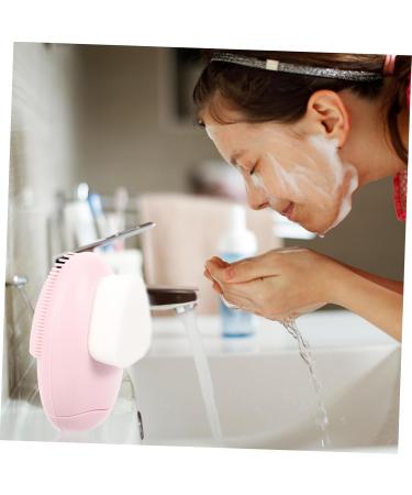 DRESSOOS Facial Cleaning Brush Pink Makeup Double Sided Makeup Silicone Makeup Brush Silicone Cleaning Brush Soft Bristle Cleaning Brush Facial Scrubber Brush Miss - Buy Online on GoSupps.com