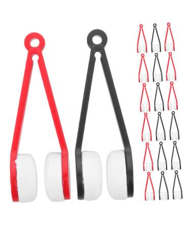 NOLITOY 20pcs Glasses Cleaning Brush Glasses Cleaner Tool Phone Cleaning Wipes Spectacle Glasses Cleaner Eyeglass Cleaning Brush Eyeglasses Wiper Glasses Cleaning Clip Eyeglass Cleaner Abs