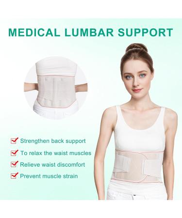 Adjustable Lumbar Back Brace for Lower Back Pain Relief | Support for Herniated Discs & Muscle Strains | Breathable X-Large Waist Support Belt - Buy Online on GoSupps.com
