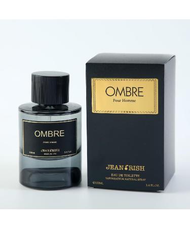 Jean Rish Ombre Pour Homme Eau De Parfume for Men (3.4 Fl Oz / 100ml) with Lavender Cardamom & Black Vanilla Husk Notes - Long Lasting and Luxury Fragrance - Buy Online on GoSupps.com