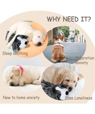 Vocheer Puppy Heartbeat Toy - Calming Aid for Dogs, Cats - Behavioral Training Plush Toy - Grey - Buy Online on GoSupps.com