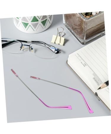 Goohochy Glasses Frames - Replacement Parts & Repair Set for Eyewear | Metal Violet Legs & Feet 13.5x0.6cm - Buy Online on GoSupps.com