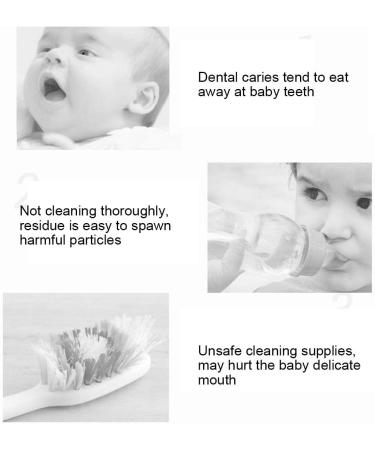 30 Pieces Baby Tongue Cleaner & Toothbrush Set - Rubber Oral Care for Newborns & Toddlers (0-3 Years) - Buy Online on GoSupps.com
