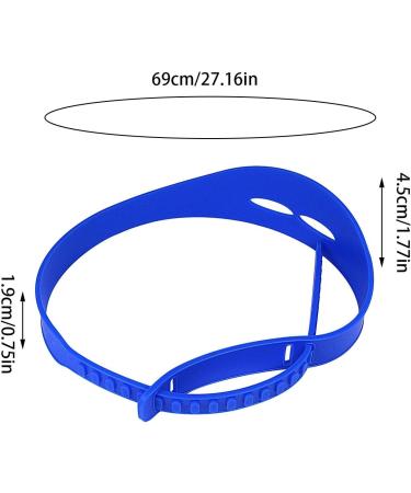 Silicone Band Band for Hair Silicone Haircut | -haircutting System Adjustable Haircut Tool Haircut Guide Hair Clipping Guide Haircutting Template Skin Guide Haircutting Tool for Clippers Blue - Buy Online on GoSupps.com