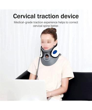 Neck Decompression Air Collar - Cervical Traction Device for Neck & Shoulder Pain Relief - Adjustable Traction Support - Buy Online on GoSupps.com