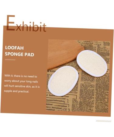 10 Pcs Natural Loofah Bath Sponge Set - Exfoliating Body Scrubber for Shower & Spa - Buy Online on GoSupps.com
