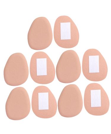 Hemoton 10 Pairs Forefoot Pad Shoe Inserts for Women Forefoot Insoles Pad Sleeve Protectors Heel Inserts for Women Half Sponge Shoe Inserts Clear Gel Cloth Men and Women Half Palm Flat Pad