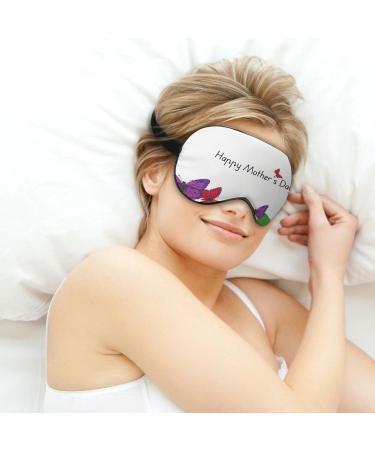 Purple Butterfly Sleeping Mask - Soft Adjustable Eye Cover for Sleep | Perfect Gift for Mother's Day - Buy Online on GoSupps.com
