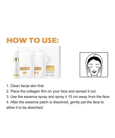 Instant Skin Essence Collagen Set Collagen Essence Tightening Patch for Women Spiral Peptide Collagen Filling Mask Face Serum (Size : 1Count (Pack of 1)) 1 Count (Pack of 1) - Buy Online on GoSupps.com