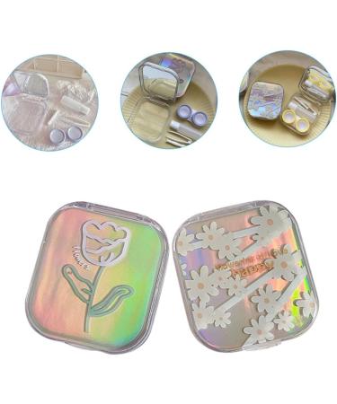 Buy SOLUSTRE 2pcs Colored Contact Lenses Mirror Film - Travel-Sensitive Plastic for International Shipping - Buy Online on GoSupps.com
