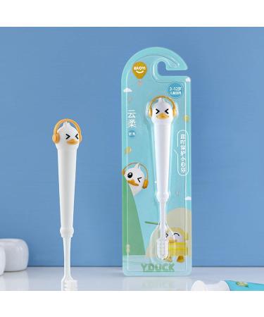 Kids Travel Toothbrush Duck Shaped Kids Toothbrush Round Anti-slip Travel Toothbrush for Kids 3-12 Years Old Generic - Buy Online on GoSupps.com