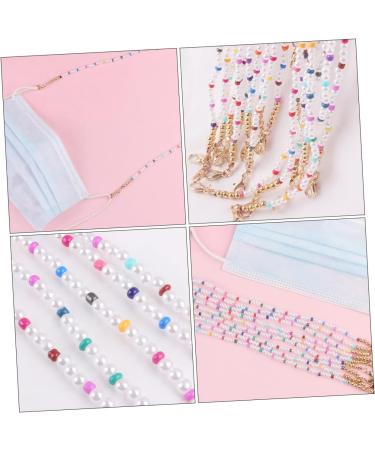 Frcolor 4-Piece Mask Glasses Hanging Chain for Kids - Sturdy Ear Protector Necklace & Slipproof Mask Chain with Dream Pearls - Buy Online on GoSupps.com