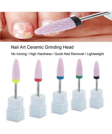 Nail Drill Bits Professional Nail Polisher Nail Manicure Tool Ceramic Cylinder Nail Manicure Tools Excellent for Grinding Polishing Peeling Drilling Carving Nair Art Tools (Perfect Polisher Set) - Buy Online on GoSupps.com