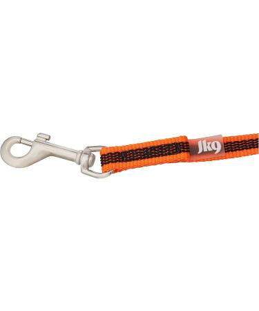 IDC Color & Gray Rubberized Leash 14mm x 5m with Loop - Durable Orange-Gray Dog Leash for International Shipping - Buy Online on GoSupps.com