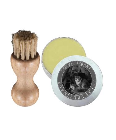 Leather Furniture Salve Leather Salve Conditioner With Brush | Multifunctional Leather Restorer & Furniture Balm For Foggy Headlights 250g Ointment + Brush