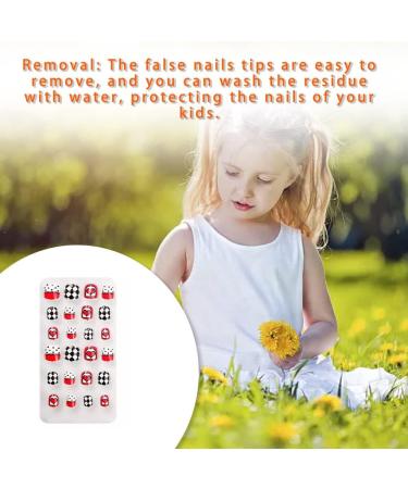 5 Set of 1 Set Color Street Nail Strips Toe Decor Lovely False Fingernails Children Art Decals Beauty Tool DIY Manicure - Buy Online on GoSupps.com