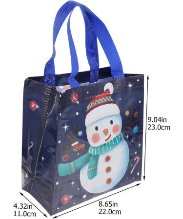 LALAFINA 12pcs Christmas Non-woven Candy Wrapping Bag Christmas Bags Candy Pouch Lamination Storage Bag - Buy Online on GoSupps.com