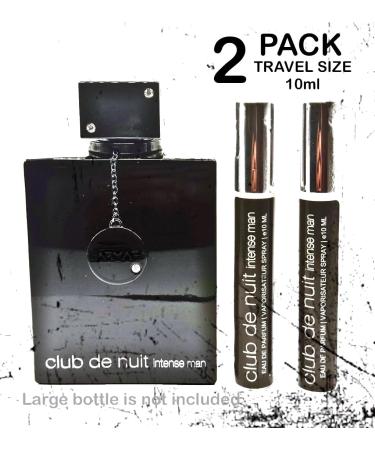 Club de nuit Intense Man EDP 10 ML. by Synonymous Personal -Travel Size Edition 2 PACK(Large bottle not included) - Buy Online on GoSupps.com