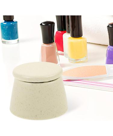 minkissy Japanese Manicure Brush Cup Dappen Dish with Lid Nail Dish Cup Manicure Nail Cup Nail Liquid Holder Nail Dappen Cup Nail Cups Nail Dish Bowl Saucer Cup Ceramics Macaron - Buy Online on GoSupps.com