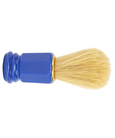 Men's shaving accessories plastic bristles perfect razor tool comfortable to keep shaving brushes for travel brain for the father (blue)