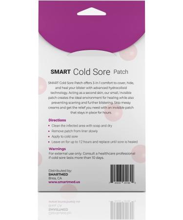Smart Cold Sore Treatment Patch 36 ct - Soothes Itching & Burning | Discrete & Invisible Skin-Safe Adhesive - Buy Online on GoSupps.com