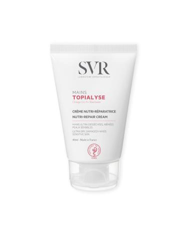 SVR TOPIALYSE Nourishing Hand Cream for Ultra-Dry Chapped Sensitive Hard-working Hands Handbag Size - 50ml