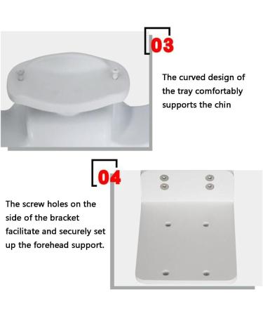 DPLXFPP Optometrie-Hebe Chin Holder | Adjustable Chin Support for Optical Instruments | Durable Stainless Steel | Perfect for Optics Shops - Buy Online on GoSupps.com