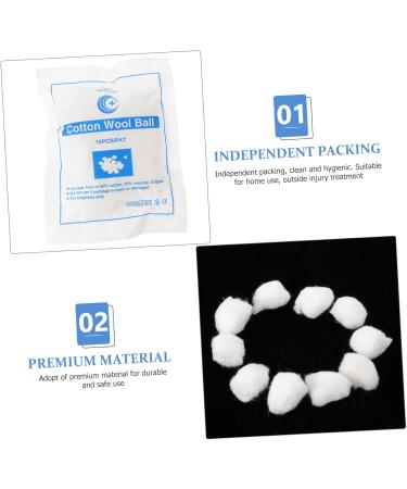 12 Absorbent Cotton Balls Cotton Beauty Accessories Cosmetic Cotton Balls Care Supplies Pure Cotton Balls Beautician Supplies White Water Absorption Kit - Buy Online on GoSupps.com
