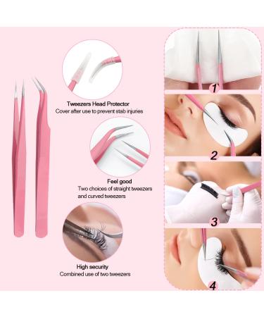 Complete Eyelash Extension Supplies Kit | USB Air Conditioning Blower, Facial Mister, Tweezers, Mirror, Mascara Brush, Lash Shampoo Brush, Glue Rings, Under Eye Gel Pads, and More | Professional Tools for Lash Artists - Buy Online on GoSupps.com